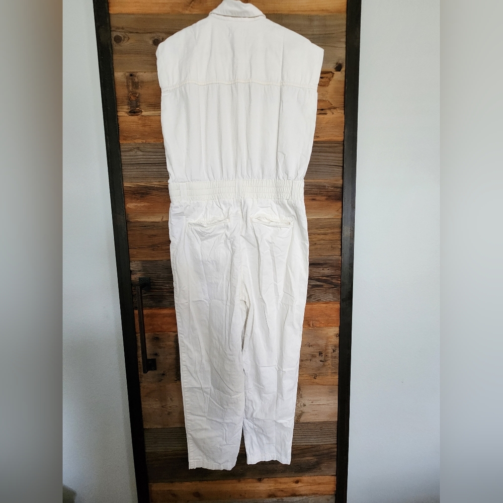 Pistola Rosie Button-Front Jumpsuit Excellent Condition L CALL OUT SEE BELOW - Picture 6 of 9